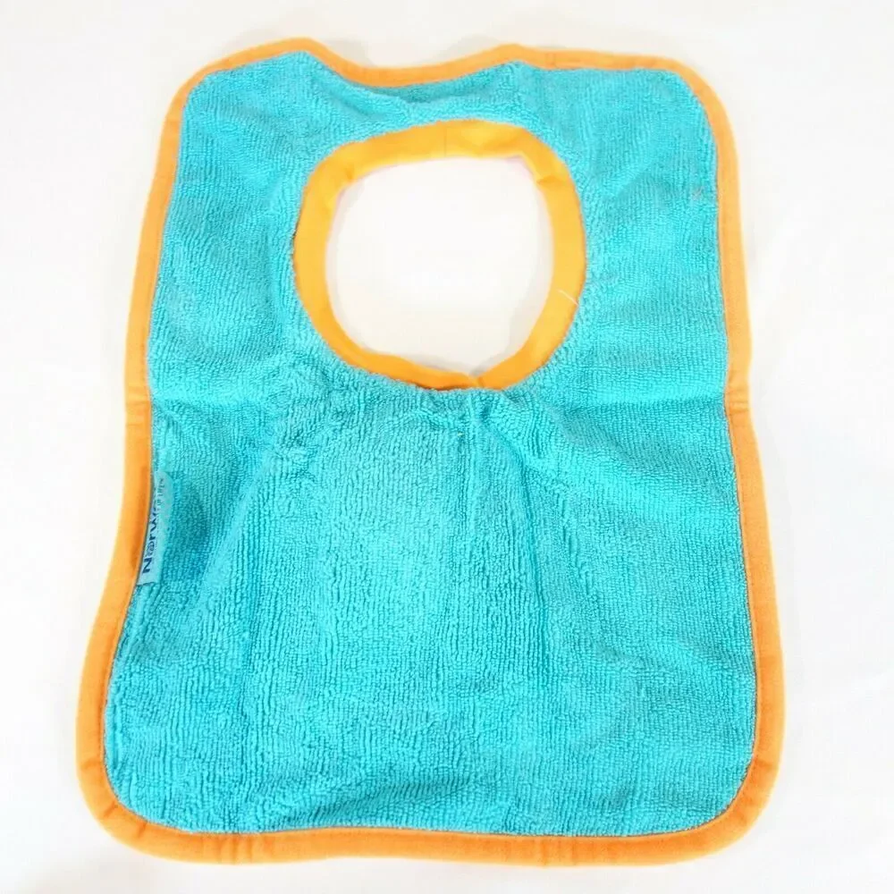 New Norwex Baby Bib Yellow Sunshine & Purple Tree +Washcloth Set of 2 Microfiber